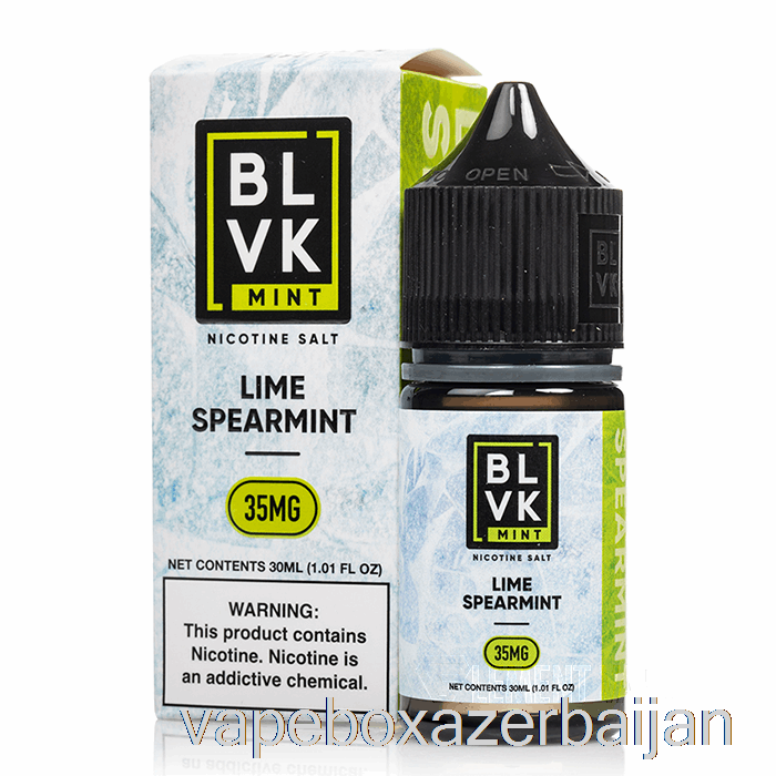 Vape Baku Lime Spearmint - BLVK Mint Salts - 30mL 35mg